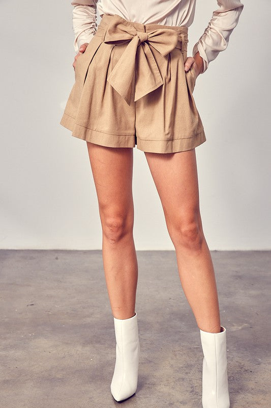 Front Tie Shorts