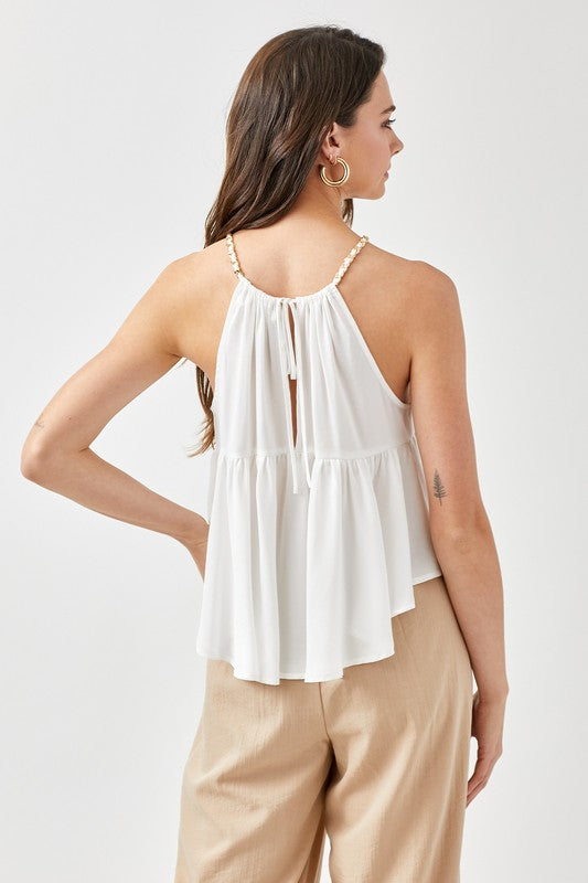 Halter Neck Flowy Top