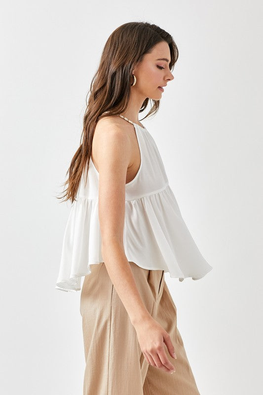 Halter Neck Flowy Top