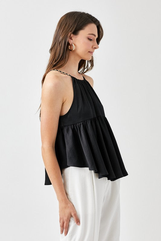 Halter Neck Flowy Top
