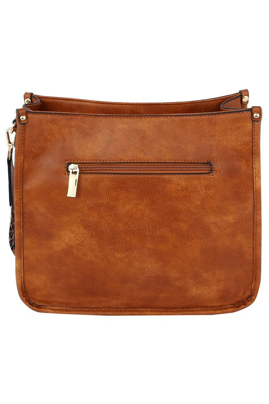Leopard Guitar Strap Crossbody Bag