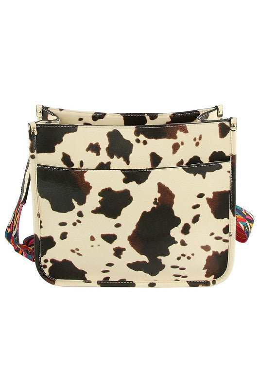 Leopard Guitar Strap Crossbody Bag