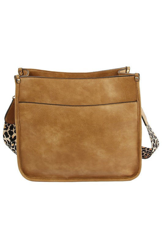 Leopard Guitar Strap Crossbody Bag