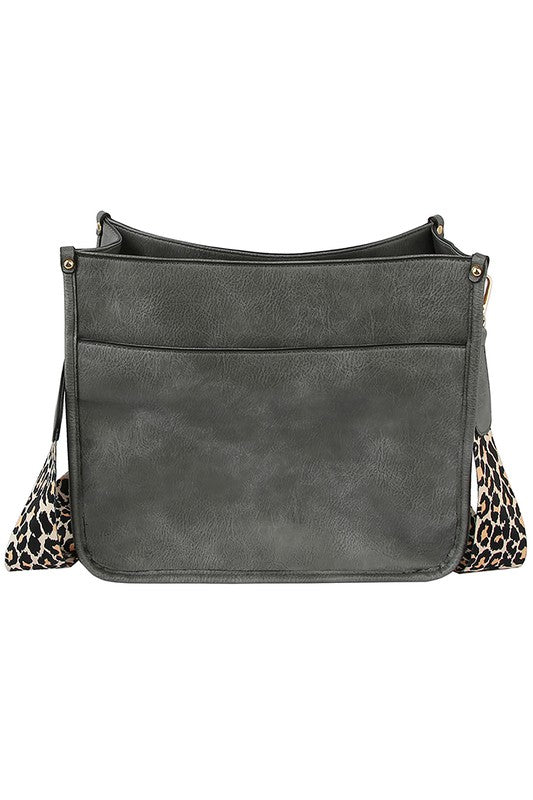 Leopard Guitar Strap Crossbody Bag
