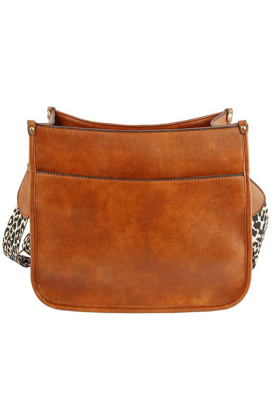 Leopard Guitar Strap Crossbody Bag