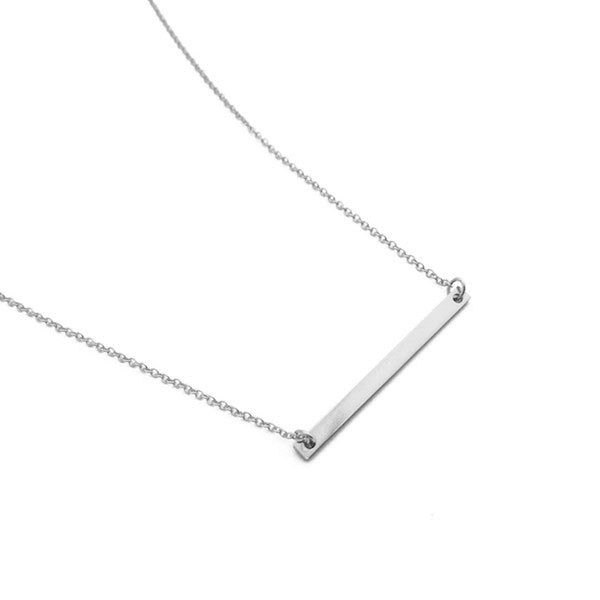 Classic Horizontal Bar Necklace