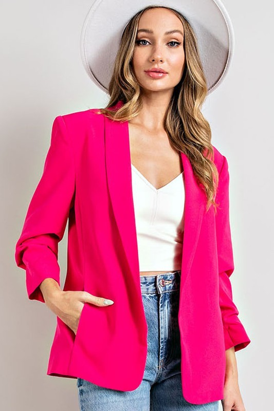 Shawl Lapel Blazer