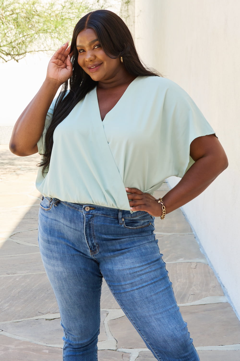 Surplice Bodysuit