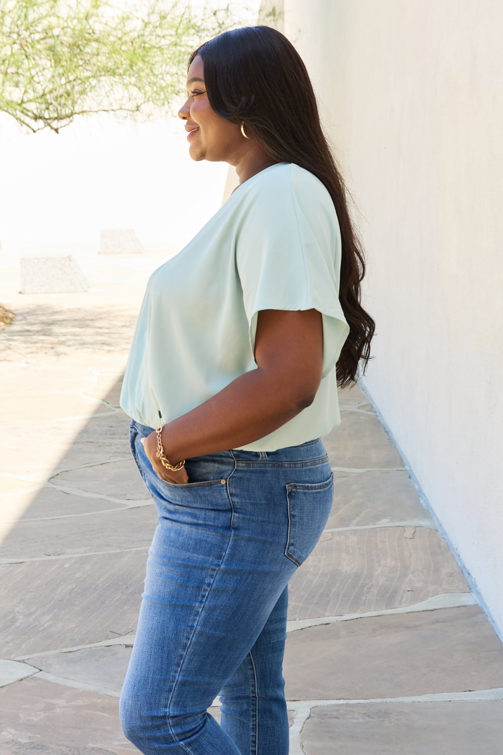Surplice Bodysuit