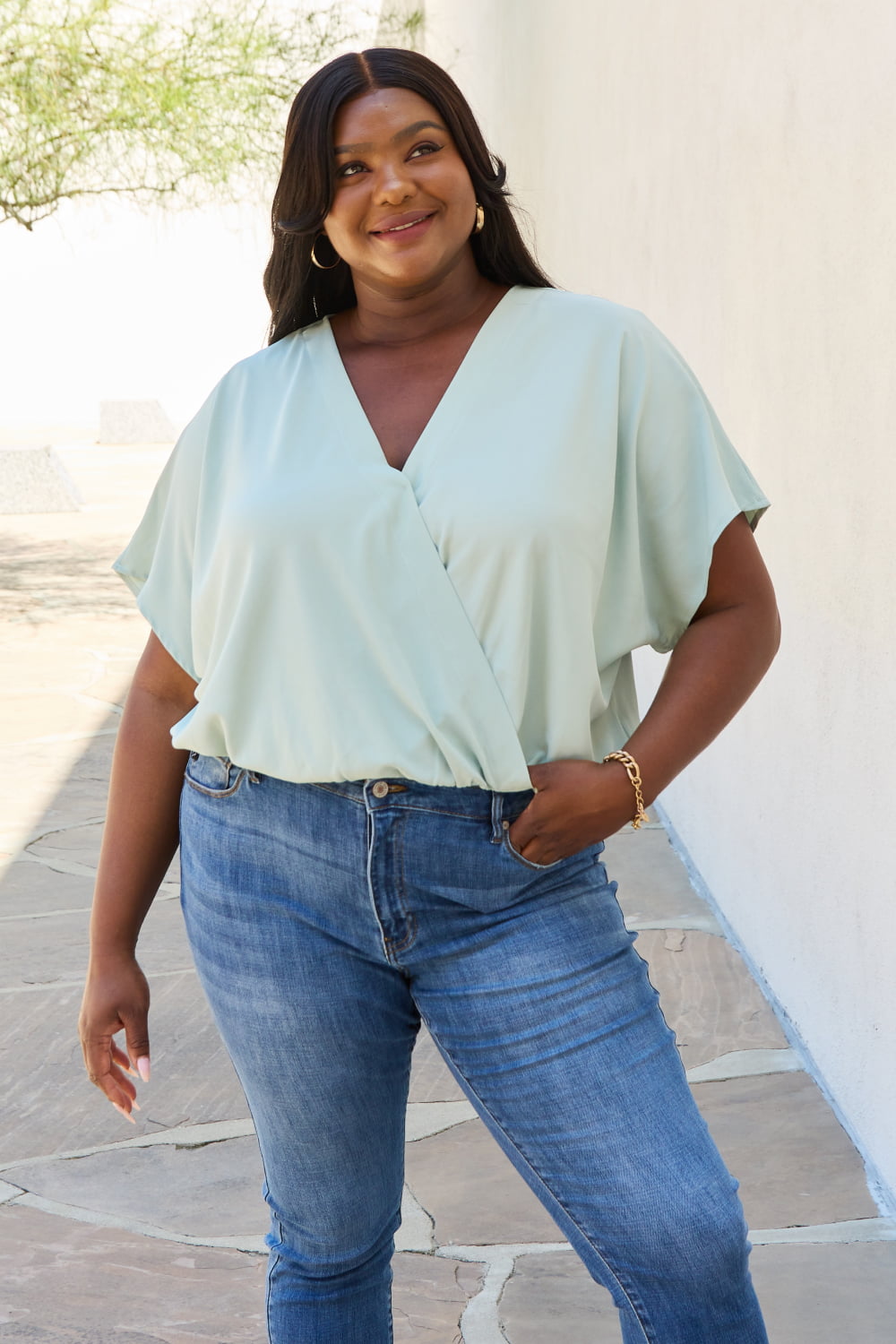 Surplice Bodysuit